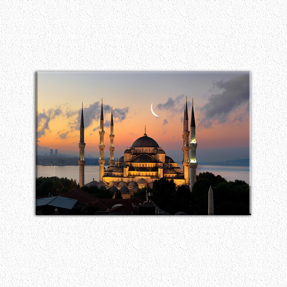Dokulu Kanvas Tablo