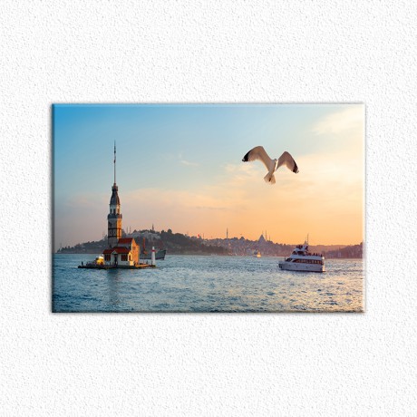 Dokulu Kanvas Tablo