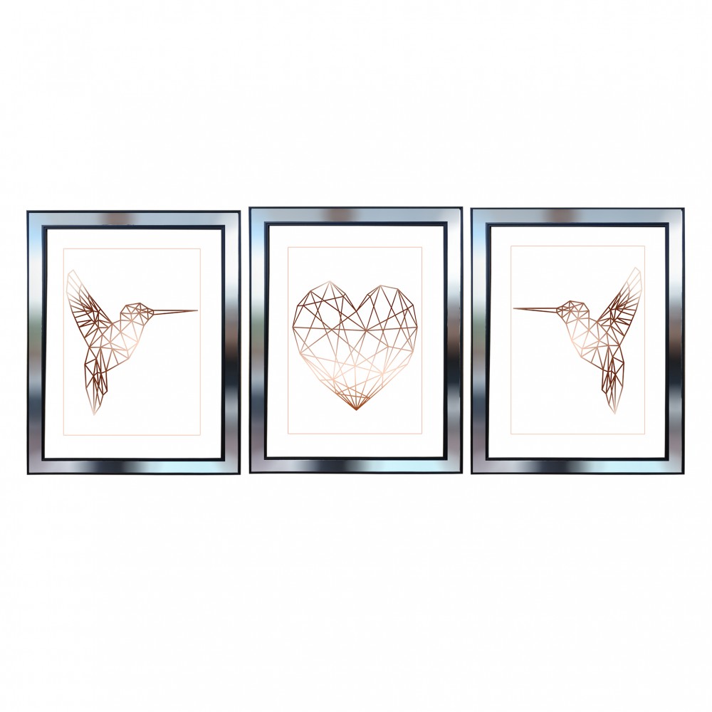 Ayna Çerçeveli Canvas Tablo