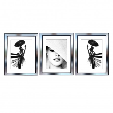 Ayna Çerçeveli Canvas Tablo