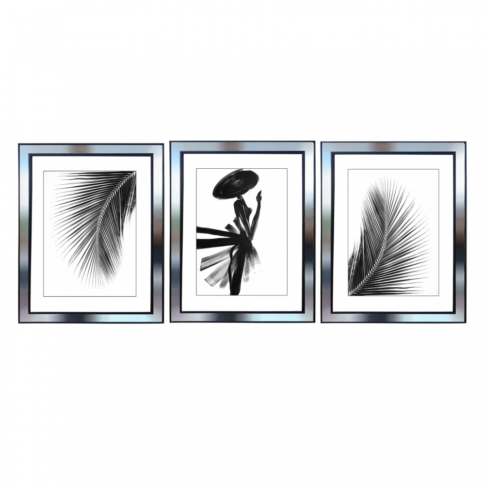 Ayna Çerçeveli Canvas Tablo