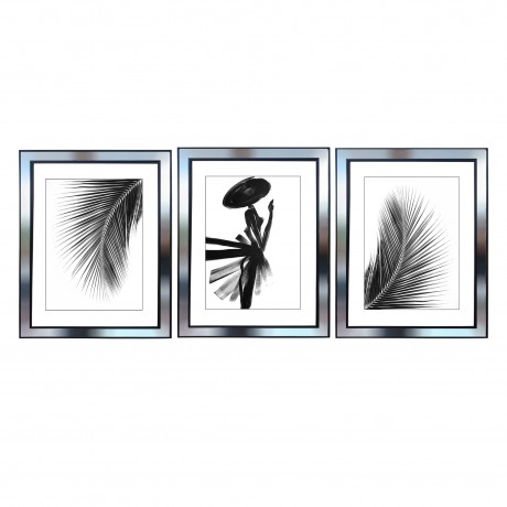 Ayna Çerçeveli Canvas Tablo