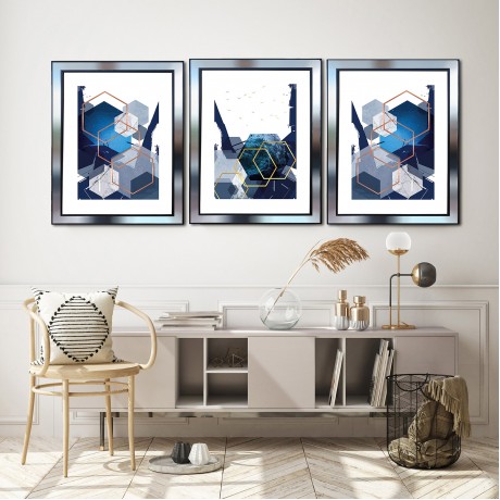 Ayna Çerçeveli Canvas Tablo